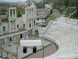 Teatro romano en Plovdiv.
